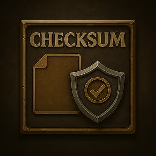 Ícone Checksum de Arquivos